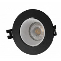 Встраиваемый светильник GU5.3 черный+белый DK3061-BK+WH