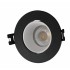 Встраиваемый светильник GU5.3 черный+белый DK3061-BK+WH