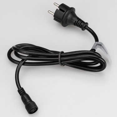 Шнур питания для светодиодных гирлянд ARD-CLASSIC-BALL-LIVE-1.5M Black (230V, 1.6A)