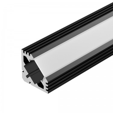 Угловой профиль черный PDS45-T-2000 ANOD Black