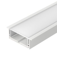Профиль с экраном 2500x88x32мм SL-LINIA88-F-2500 WHITE+OPAL