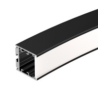 Профиль для составления круга SL-ARC-3535-D1500-N90 BLACK (1180мм, дуга 1 из 4)