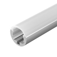 Круглый профиль для лент 2000x10,5x7мм ROUND-D10.5-2000 ANOD Круглый профиль для лент 2000x10,5x7мм ROUND-D10.5-2000 ANOD