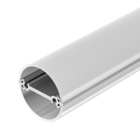 Круглый профиль с двусторонним свечением ROUND-D30-DUAL-2000 ANOD Круглый профиль с двусторонним свечением ROUND-D30-DUAL-2000 ANOD