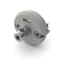 Заглушка ROUND-D30-DUAL с втулкой и отверстием