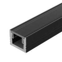 Профиль для лент черный 2000x8x6мм SL-MINI-8-H6-2000 ANOD BLACK Профиль для лент черный 2000x8x6мм SL-MINI-8-H6-2000 ANOD BLACK