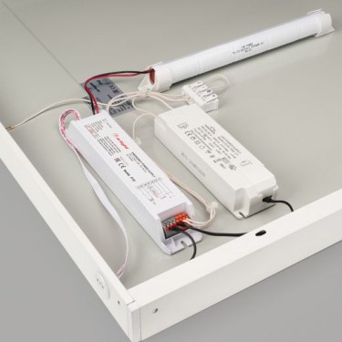 Панель с БАП IM-EMERGENCY-1.5H-S600x1200-53W Day4000 (WH, 120 deg, 230V)