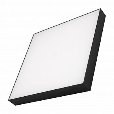 Светильник с БАП IM-QUADRO-EMERGENCY-3H-S500x500-54W Day4000 (BK, 120 deg, 230V)