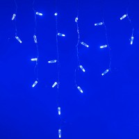 Светодиодная бахрома ARD-EDGE-CLASSIC-2400x600-CLEAR-88LED-FLASH BLUE (230V, 6W)