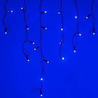 Светодиодная бахрома ARD-EDGE-CLASSIC-2400x600-BLACK-88LED-STD BLUE (230V, 6W)