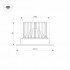 Светильник под шпаклевку MS-ATLAS-TRIMLESS-R70-12W Warm3000 (WH, 32deg, 230V)