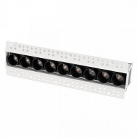 Светильник под шпаклевку MS-ORIENT-BUILT-TRIMLESS-TC-S38x277-20W Day4000 (WH-BK, 30 deg, 230V)