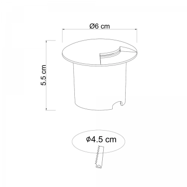 Встраиваемый светильник Quick 12W 4000K A8412PL-1WH