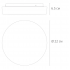 Потолочный светильник Aqua-Tablet Led 18W 4000K A6818PL-1WH