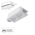 Встраиваемый светильник для ГКЛ Invisible 2xGU10 A9286PL-2WH