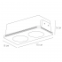 Встраиваемый светильник для ГКЛ Invisible 2xGU10 A9286PL-2WH