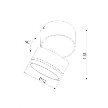Накладной светильник IP54 Okko 35157/U 7W 3000K черный