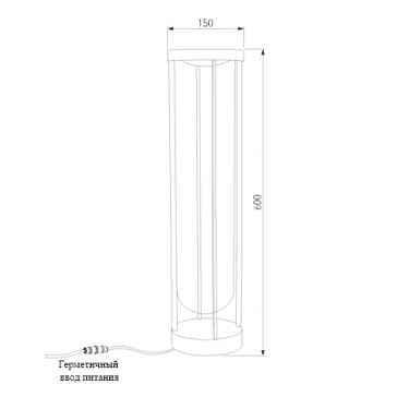 Садово-парковый светильник Ritz 35183/F 12W 4000К