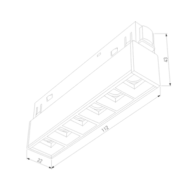 Магнитный светильник 6W 4000K Artas Slim Magnetic 85101/01