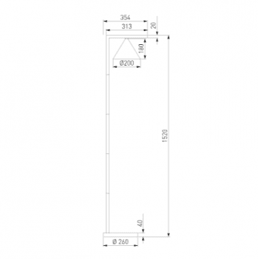 Уличный напольный светильник Bevel 90317/1 черный Уличный напольный светильник Bevel 90317/1 черный