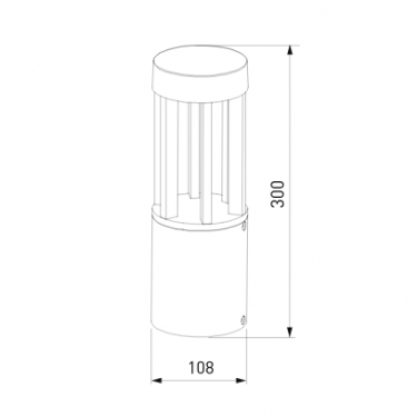 Ландшафтный светильник Apart 35193/S 12W 3000К черный 