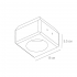 Встраиваемый светильник для ГКЛ Invisible GU10 A9286PL-1WH