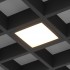 Светильник в потолки Грильято DL-GRIGLIATO-S90x90-12W Warm3000 (BK, 90 deg, 230)