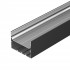 Профиль для лент черный 2000x100x70.4мм POWER-W100H70-2000 BLACK