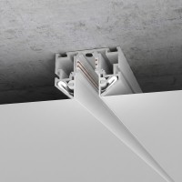 Магнитный шинопровод под натяжной потолок 2м белый Slim Magnetic 85204/00 Магнитный шинопровод под натяжной потолок 2м белый Slim Magnetic 85204/00