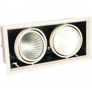 Карданный светильник 2x30W 4000K белый Feron AL212 29780