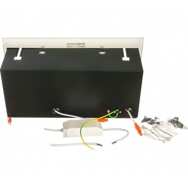 Карданный светильник 2x30W 4000K белый Feron AL212 29780