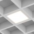 Светильник в потолки Грильято DL-GRIGLIATO-S90x90-12W Warm3000 (GR, 90 deg, 230)