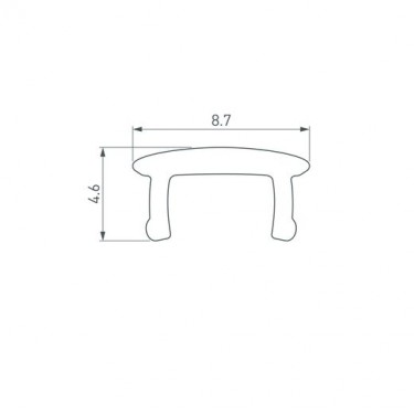 Матовый экран для профиля MINI5 ARH-MINI5 Opal-PM
