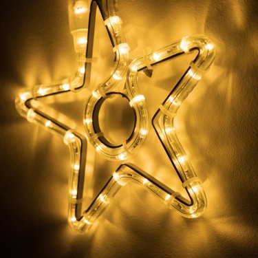 Светодиодная фигура звездочка ARD-STAR-M4-200x220-36LED Warm (230V, 2.5W)