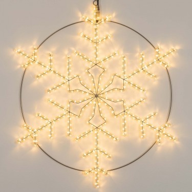 Светодиодная фигура снежинка ARD-SNOWFLAKE-M3-920x920-432LED Warm (230V, 30W)