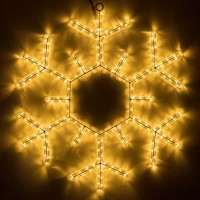 Светодиодная фигура снежинка ARD-SNOWFLAKE-M5-600x600-360LED Warm (230V, 20W)