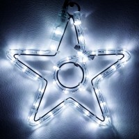 Светодиодная фигура звездочка ARD-STAR-M4-200x220-36LED White (230V, 2.5W)