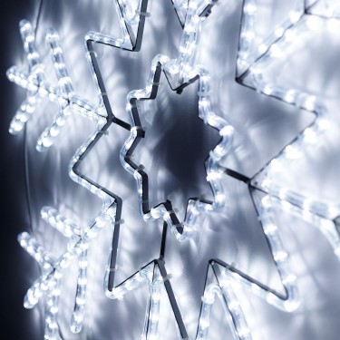 Светодиодная фигура снежинка ARD-SNOWFLAKE-M8-950x950-540LED White (230V, 33W)
