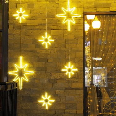 Светодиодная фигура снежинка ARD-SNOWFLAKE-M7-450x375-126LED Warm (230V, 7.5W) Светодиодная фигура снежинка ARD-SNOWFLAKE-M7-450x375-126LED Warm (230V, 7.5W)