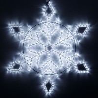 Светодиодная фигура снежинка ARD-SNOWFLAKE-M9-900x900-360LED White (230V, 22W)