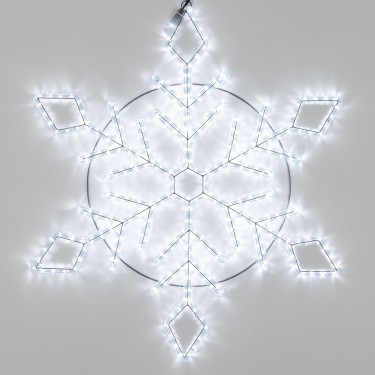 Светодиодная фигура снежинка ARD-SNOWFLAKE-M9-900x900-360LED White (230V, 22W) Светодиодная фигура снежинка ARD-SNOWFLAKE-M9-900x900-360LED White (230V, 22W)