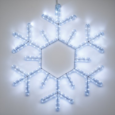 Светодиодная фигура снежинка ARD-SNOWFLAKE-M5-600x600-360LED White (230V, 20W)