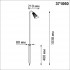Грунтовый светильник Bell GU10 черный 371060