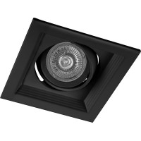 Встраиваемый светильник MR16 G5.3 черный Feron DLT201 32441