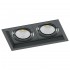 Карданный светильник 2x20W 4000K черный Feron AL202 41292