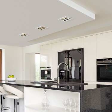 Встраиваемый светильник 9923 LED 20W 4200K белый/черный