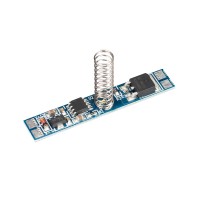 Сенсорный диммер SR-RULE-DIM-TOUCH (12-24V, 1x8A, 46x8mm) Сенсорный диммер SR-RULE-DIM-TOUCH (12-24V, 1x8A, 46x8mm)