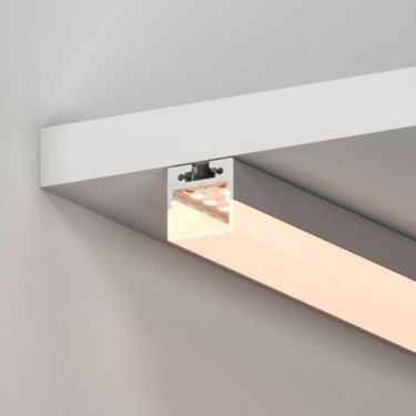 Профиль с экраном SL-LINE-2011M-2500 ANOD+OPAL SQUARE