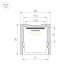 Профиль для лент 2000x20x20мм SL-SLIM20-H20-2000 ANOD