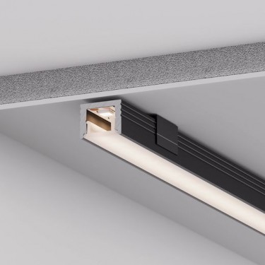 Профиль для лент черный 2000x8x6мм SL-MINI-8-H6-2000 ANOD BLACK Профиль для лент черный 2000x8x6мм SL-MINI-8-H6-2000 ANOD BLACK